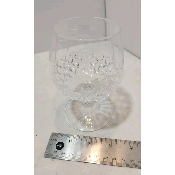 Vintage Eclat Cristal D'Arques Longchamp Brandy Snifter Glasses Set of 4 - Picture 9 of 9